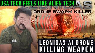 U.S. answer to Iranian drones, LEONIDAS AI Drone-Killing Weapon| CG Reacts