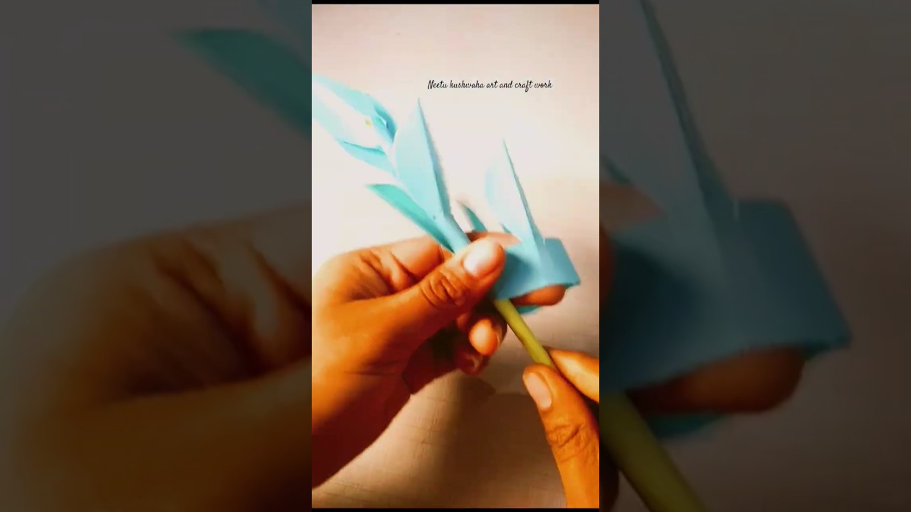 how to make flowers 💐 with paper 