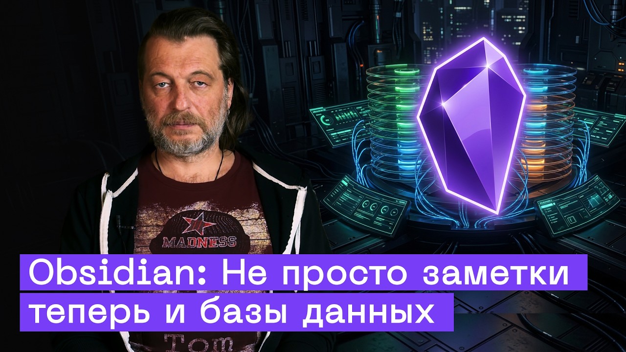 Obsidian: из хаоса заметок в систему задач — базы данны… — Transcript