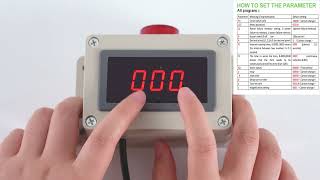 Aalrm digital counter with laser sensor