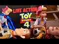 Live action toy story 4 woody breaks bo peeps arm