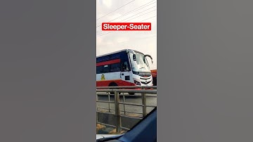 MSRTC SLEEPER SEATER BUS | #msrtc#shorts#lalpari#viralshorts#ytshorts#nagpur#nanded#yavatmal#viral