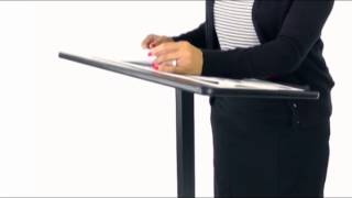 Oklahoma Sound 70 Adjustable Height Speaker Stand Lectern Model #70 Portable Presentaion Lectern