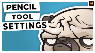 Pencil Tool Settings for Adobe Illustrator