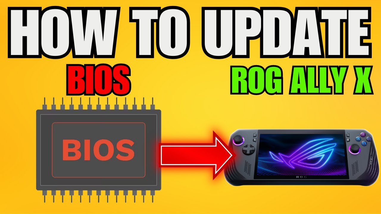 How To Update Bios Rog Ally X (2025) - Step by Step - YouTube