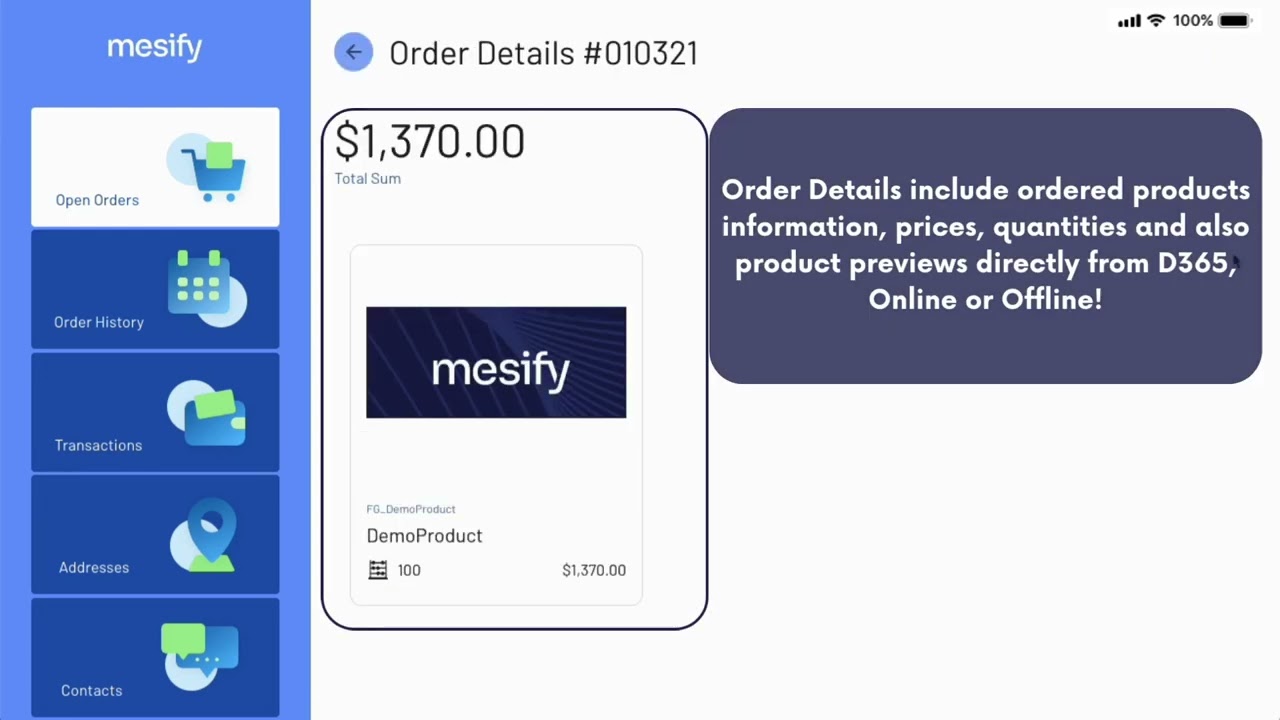 Introducing : mesify Mobile Distributor Portal