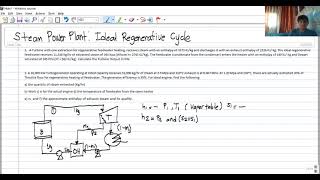 Steam Power Plant - Regenerative Cycle Concept