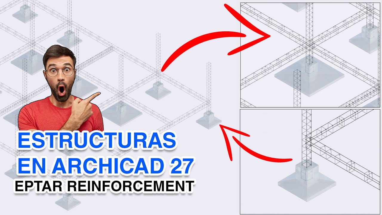 ✅ COMO HACER ESTRUCTURAS en Archicad con EPTAR REINFORCEMENT / ARCHICAD 27 😱 
