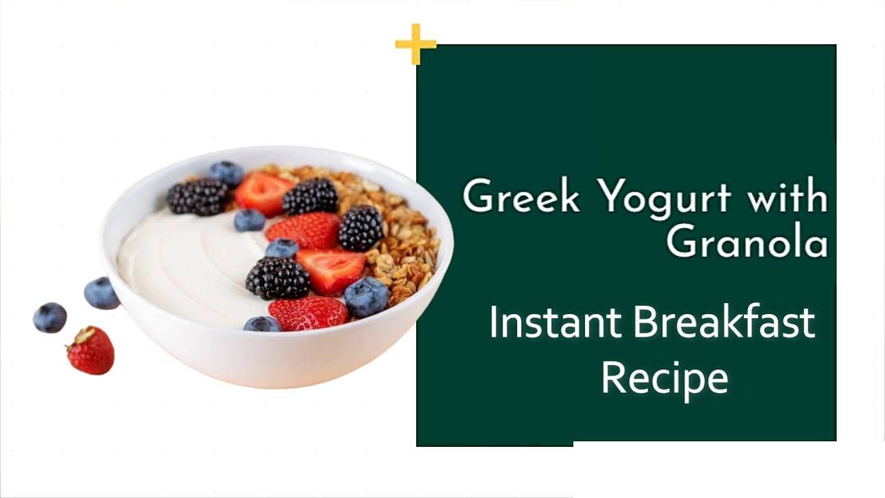 Greek Yogurt/PlantBased Yogurt with GranolaFast Break greekyogurt 