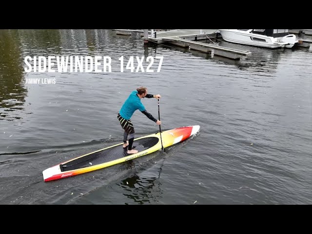Jimmy Lewis Sidewinder 14x27 SUP Test 2025 - YouTube