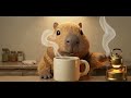 Capy’s morning routine 🐹