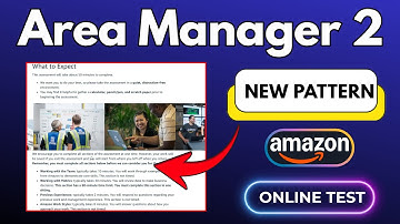 Amazon Area Manager 2 Online Test | Area Manager 2 Assessment Questions And Answers | Amazon Latest