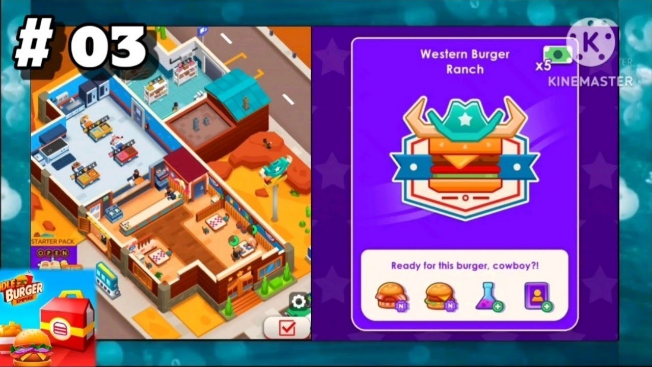 Idle Burger Empire Tycoon—Game (by Digital Things) IOS Gameplay Video (HD)  