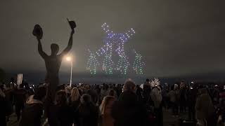 Epic Drone Light Show Stunning Night Sky Display 2025