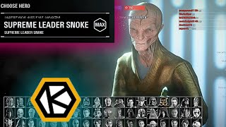 Snokes Lightning Is Completely Broken Hvv Star Wars Battlefront 2