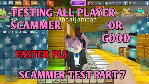 SKYBLOCK I GOT SCAM 2 TIMES BY 2 PLAYERS (TESTING PLAYER SCAMMER OR GOOD PART 7) | RAPPY PRO BG