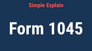 Form 1045: Application for Tentative Refund