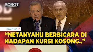 Erdogan Criticizes Netanyahu in Speech to Empty Chairs at UN General Assembly
