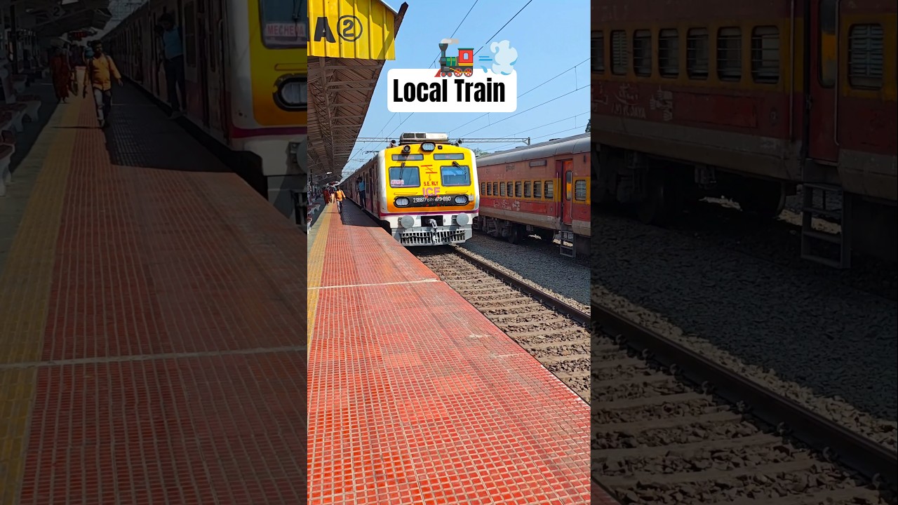 Arrived & Departure 📢 LOCAL TRAIN 