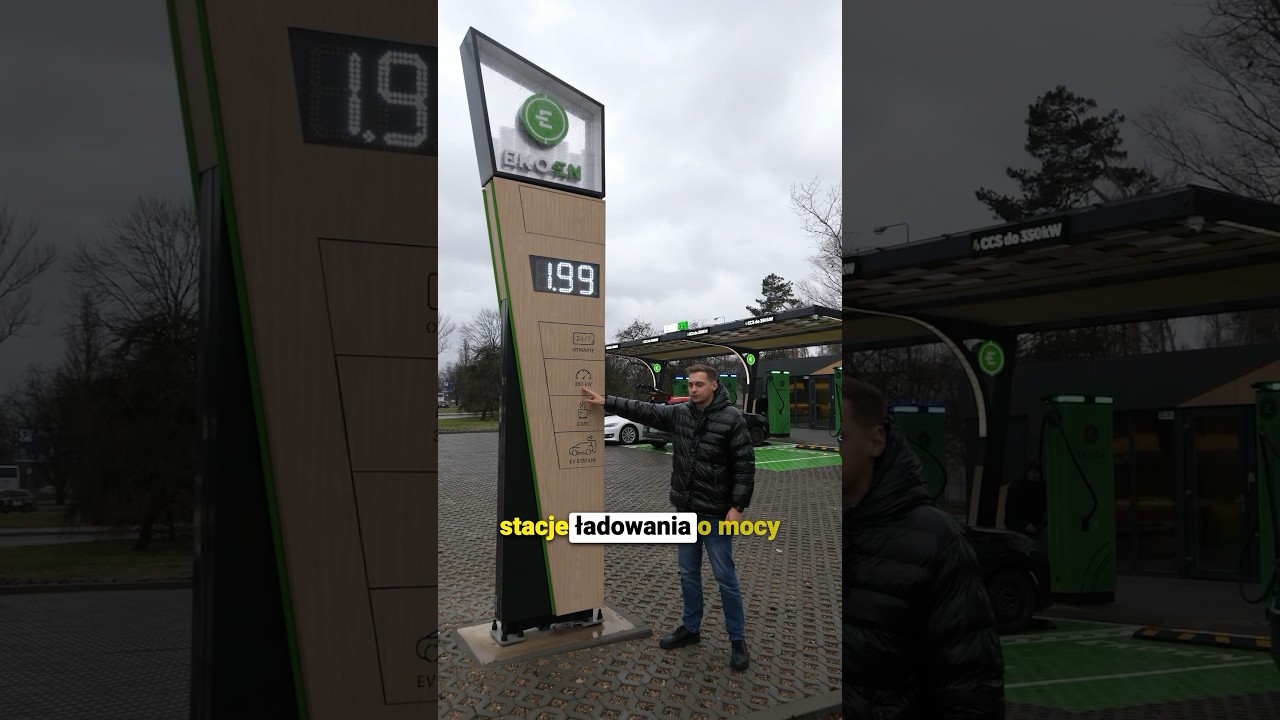 Najnowocześniejsza STACJA ŁADOWANIA W POLSCE? 🤯 Ekoen na lotnisku w Warszawie! 