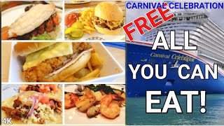 CARNIVAL CELEBRATION  MORE FOOD OPTIONS THAN EVER Chibang, Big Chicken, Buffet, Dining Room & More