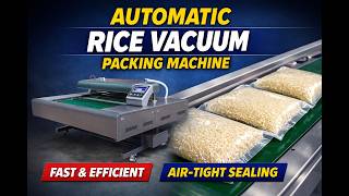 Rice Vacuum Packing Machine | Continuous Belt Type Automatic Vacuum Sealer
