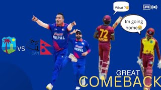 Sompal kami is back in form| West Indies कि batsmen को किया परिसान 🤔🇳🇵All wicket highlights.