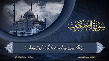 29 | سورة العنكبوت | الشيخ أحمد النفيس
