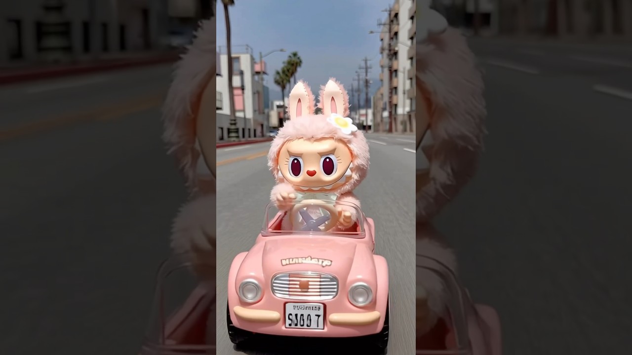 🌸 Labubu on a Mission 🛍️🩷 