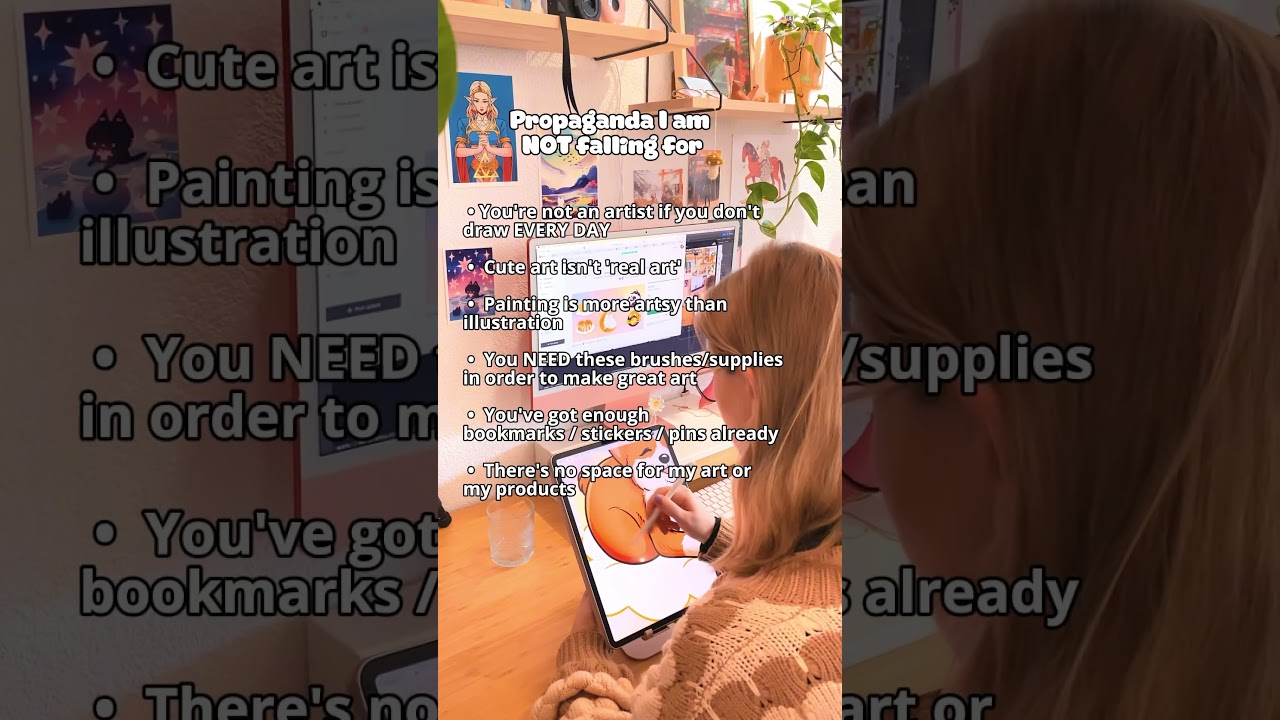 Propaganda I am NOT falling for as an artist & product designer🙅‍♀️WBY? 👀 