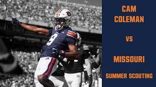 Cam Coleman vs Missouri 2025