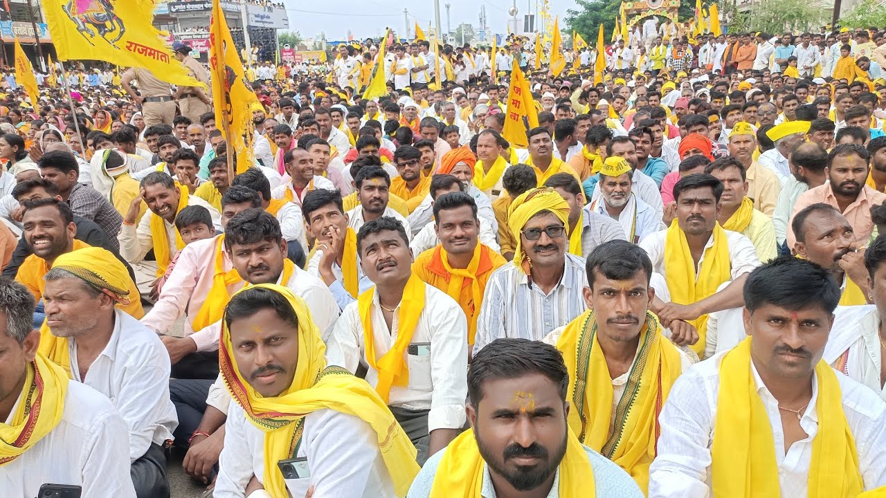 Live : मोर्चाला सुरुवात, जालना धनगर एसटी आरक्षण अंमलबजावणी इशारा मोर्चा Live