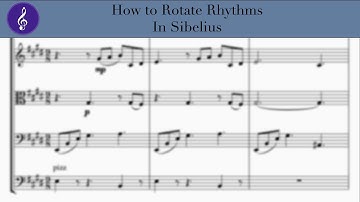 How to Rotate Rhythms in Sibelius