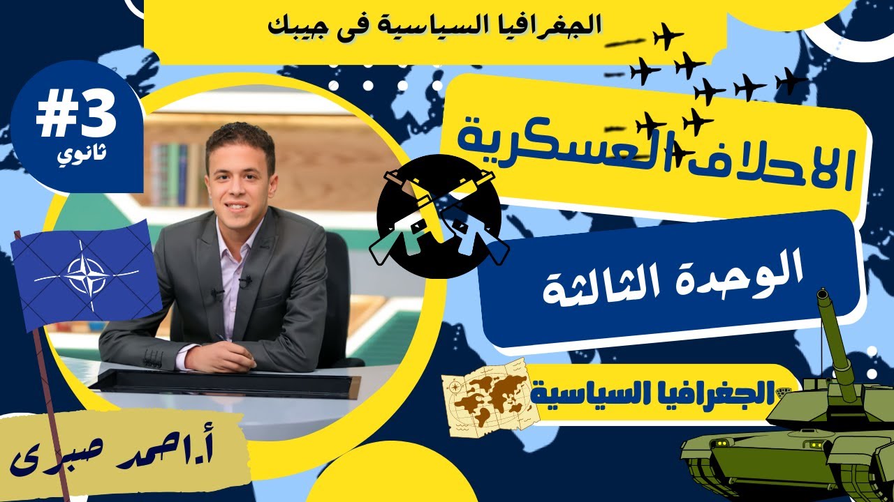 ابسط شرح ممكن تشوفه لدرس الاحلاف العسكرية l كل افكار الخريطة و نواتج التعلم l الجغرافيا السياسية