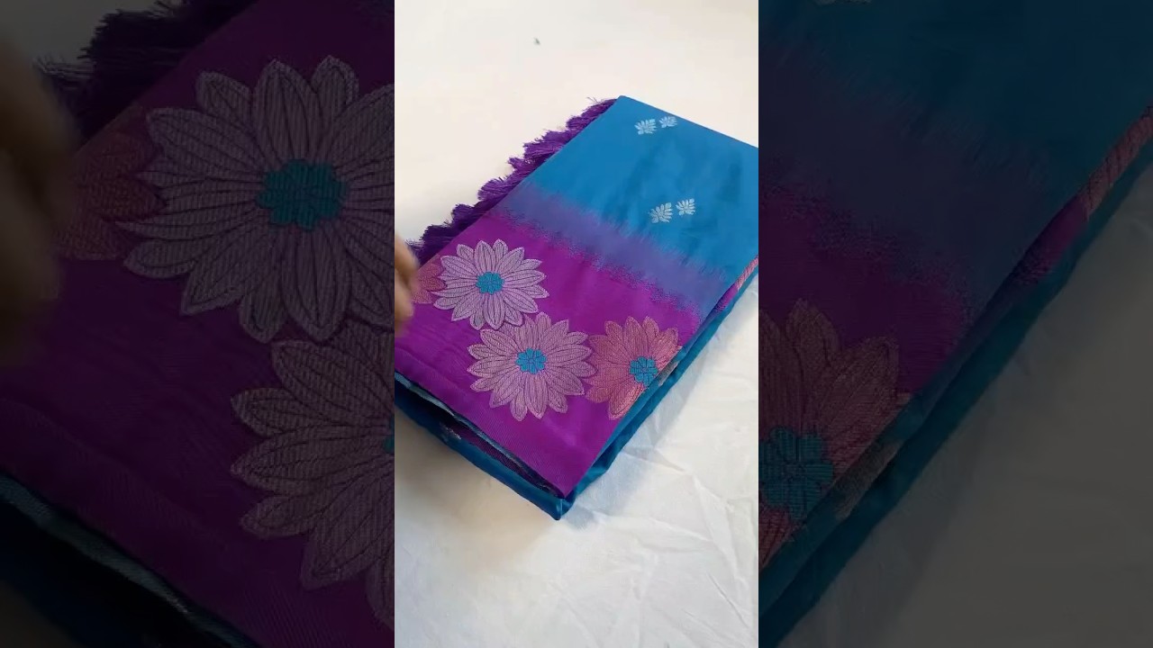 Soft Silk Floral Zari Weaving Saree