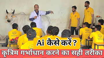 Best Artificial Insemination Training Institute in India | 100% Practical Course