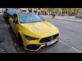 Sun Yellow Mercedes CLA45S AMG is the worlds most powetful four cylinder car? [4k 60p]