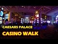Walking through the Caesars Palace Hotel & Casino in Las ...