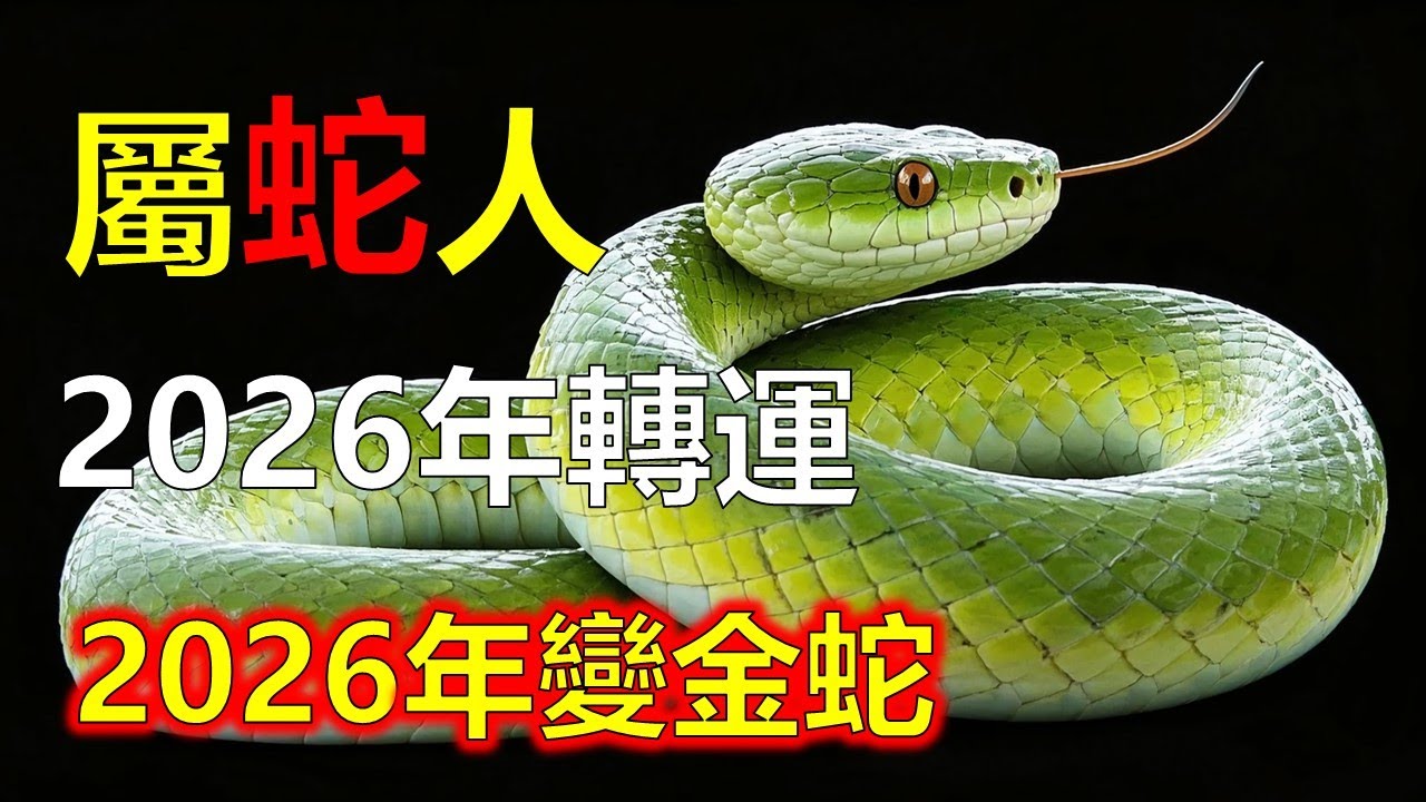 屬蛇人，2026年變金蛇。#2026蛇#生肖蛇