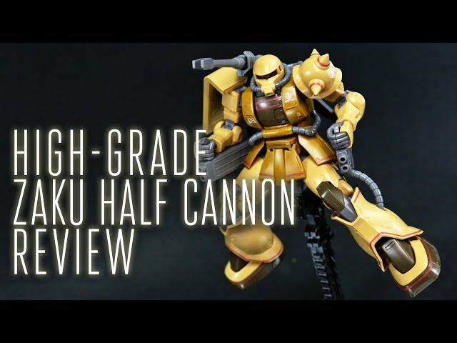 1436 - HG Zaku Half Cannon (OOB Review) - YouTube