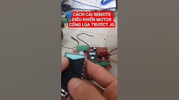 Cách cài Remote điều khiển Motor cổng lùa trượt JG, Sửa Motor cửa cổng tự động âm sàn, cánh tay đòn