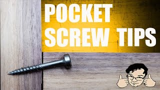 What screws are best for pocket holes?