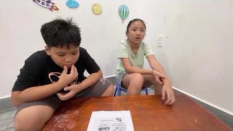 Tiếng anh Giao Tiếp Thiếu Nhi Tại Phan Thiết: Thor and Rose talking about Travel Activities