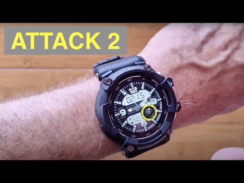 LOKMAT ATTACK 2 IP68 Waterproof Blood Pressure Ruggedized Smartwatch: Unboxing and 1st Look