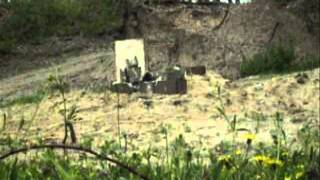 AK and then M4 vs. cinder blocks,
