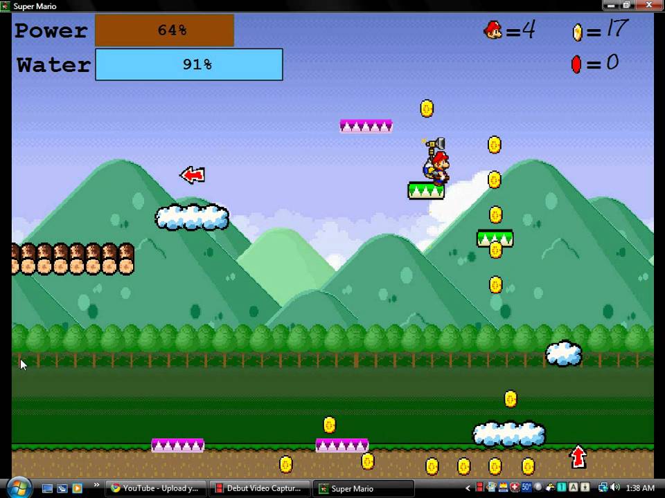 Online Flash Games - Super Mario Sunshine 64