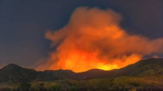 Sand Fire 2016 Time Lapse