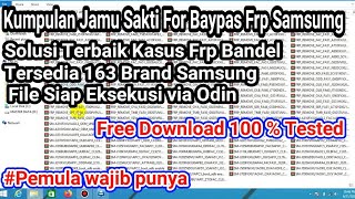 Collection of ADB Enable Files for FRP Reset Ready for Odin Execution, 100% Tested