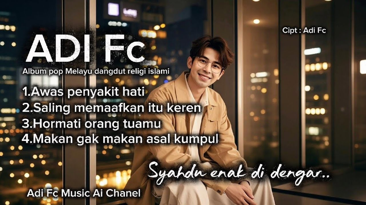 ALBUM POP MELAYU DANGDUT RELIGI ISLAMI TERBARU, BY ADI FC, SYAHDU ENAK DI DENGAR DAN MENYENTUH HATI 