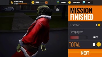 Sniper 3d Christmas event week 4 Mission 11 to 20
